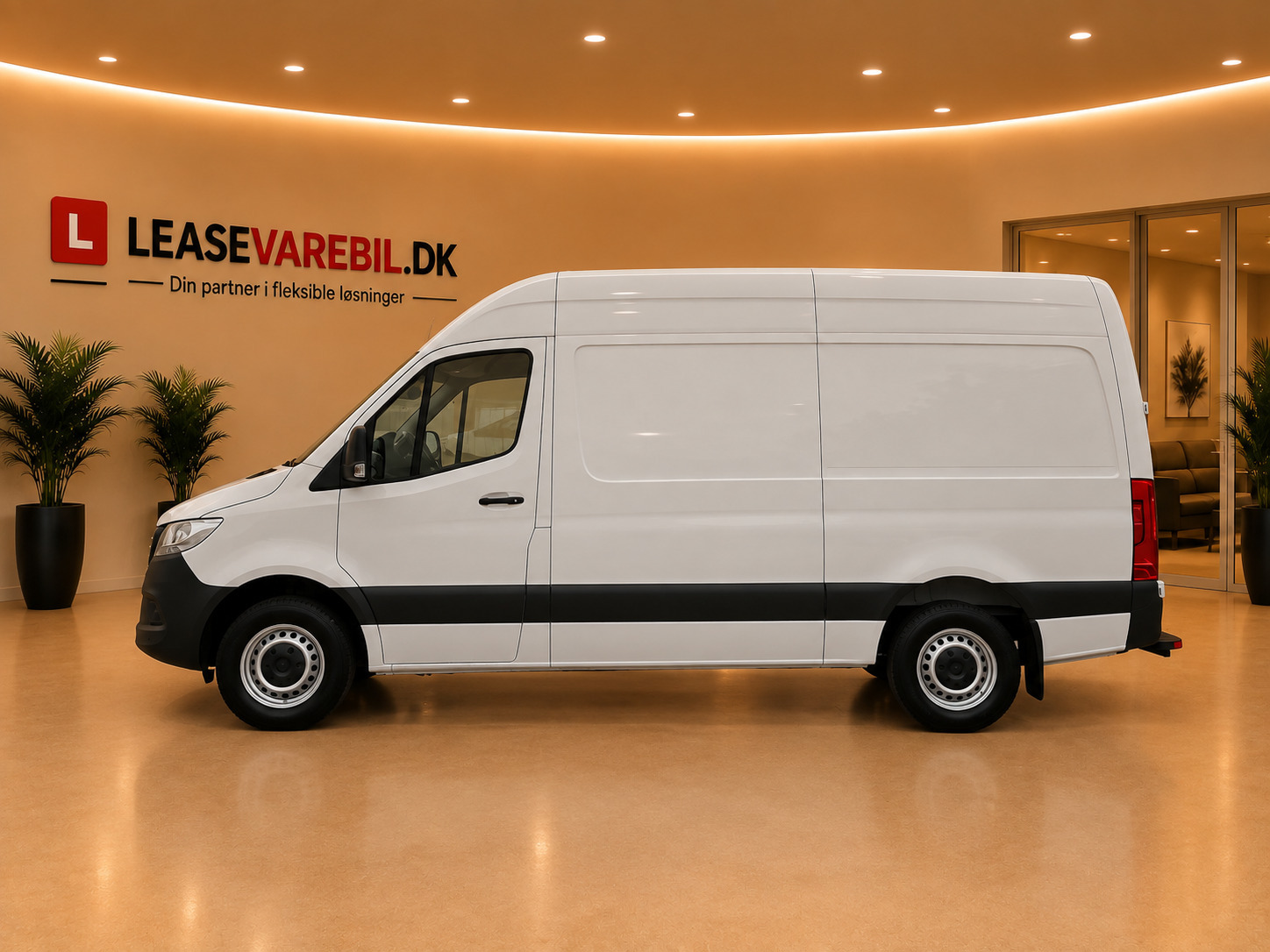 Hvid Mercedes Sprinter 316 fra 2020