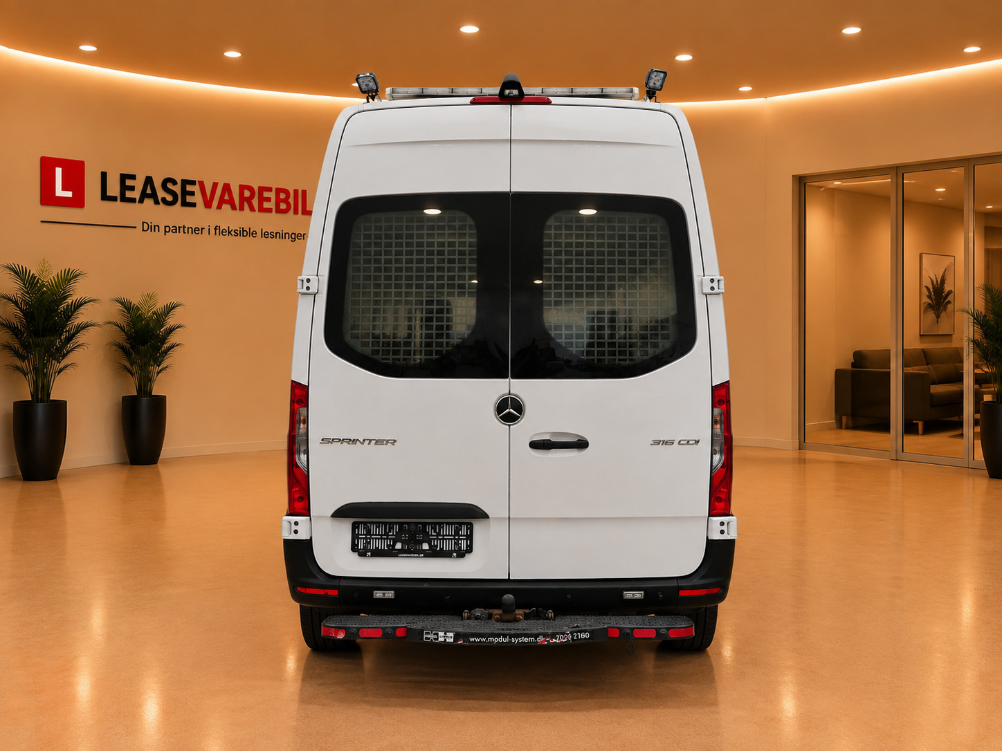 Hvid Mercedes Sprinter 316 fra 2020