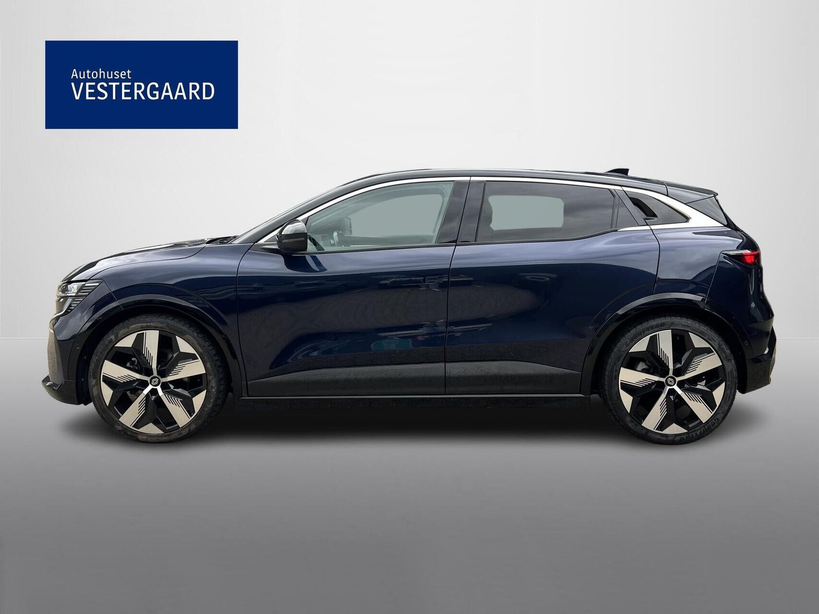 Blå Renault Megane E-Tech fra 2022