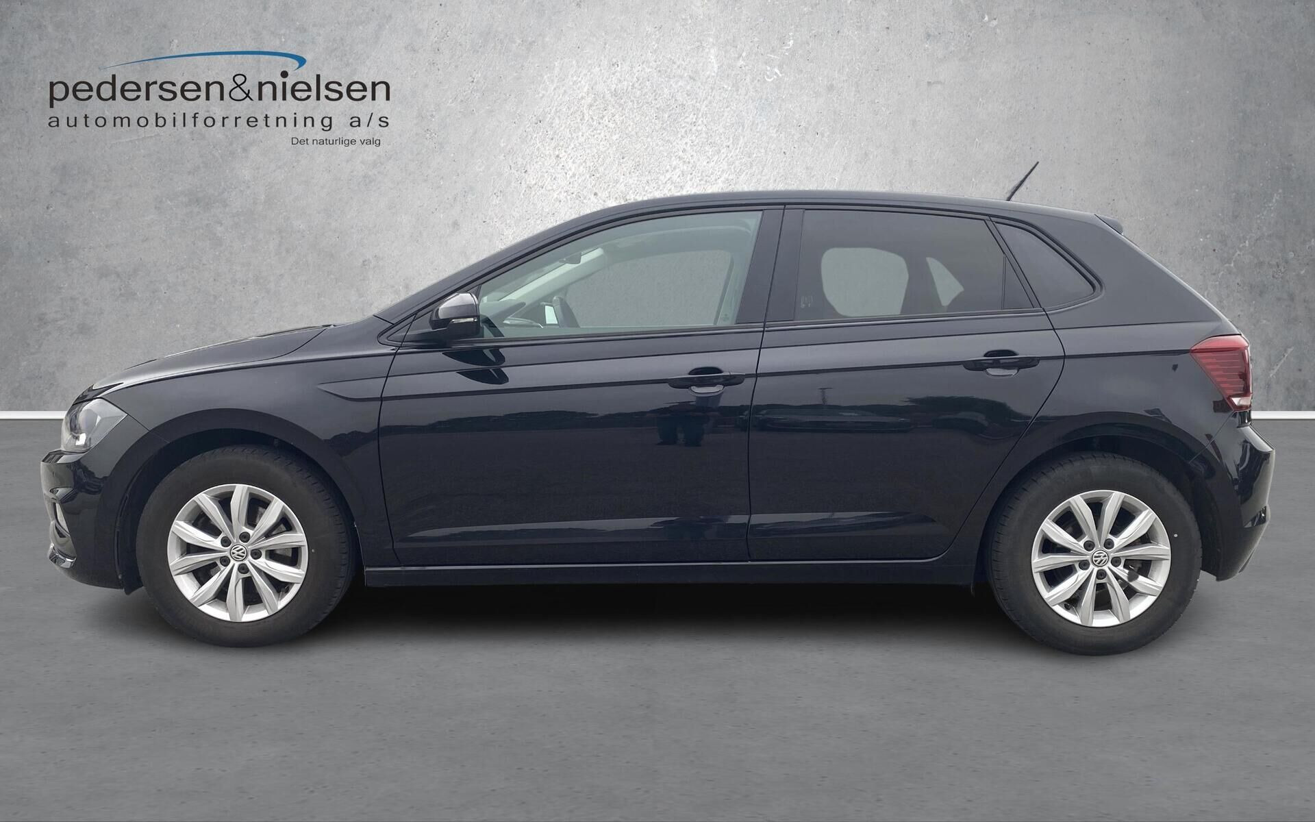 Sort VW Polo fra 2019