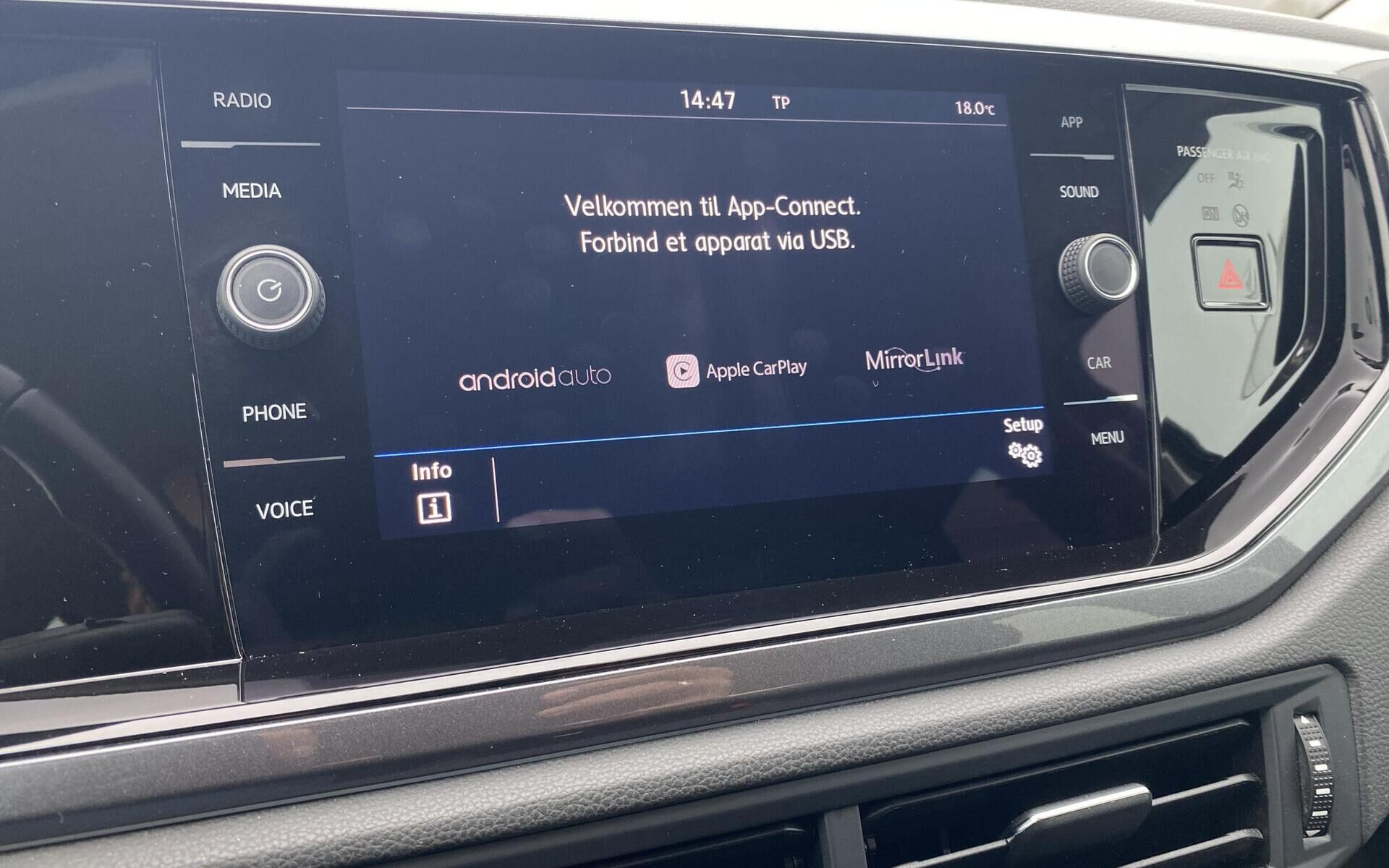 Sort VW Polo fra 2019