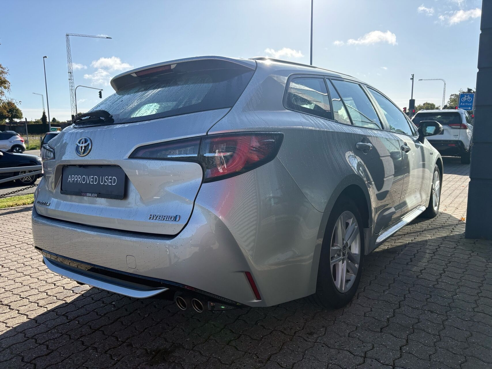 Sølv Toyota Corolla fra 2020