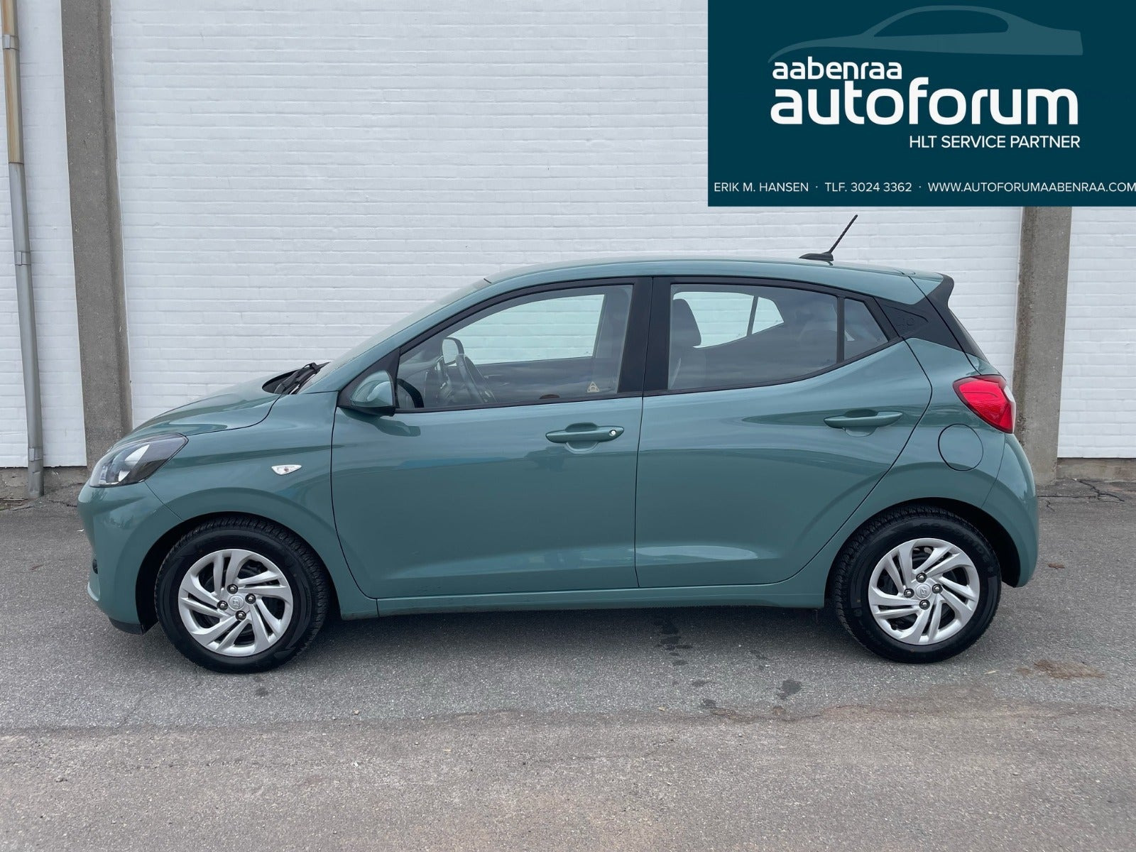 Grøn Hyundai i10 fra 2022