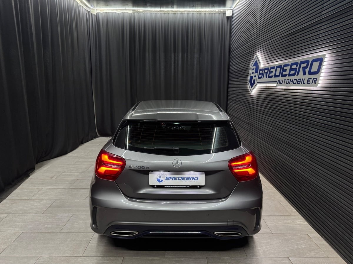 Grå Mercedes A200 d fra 2017