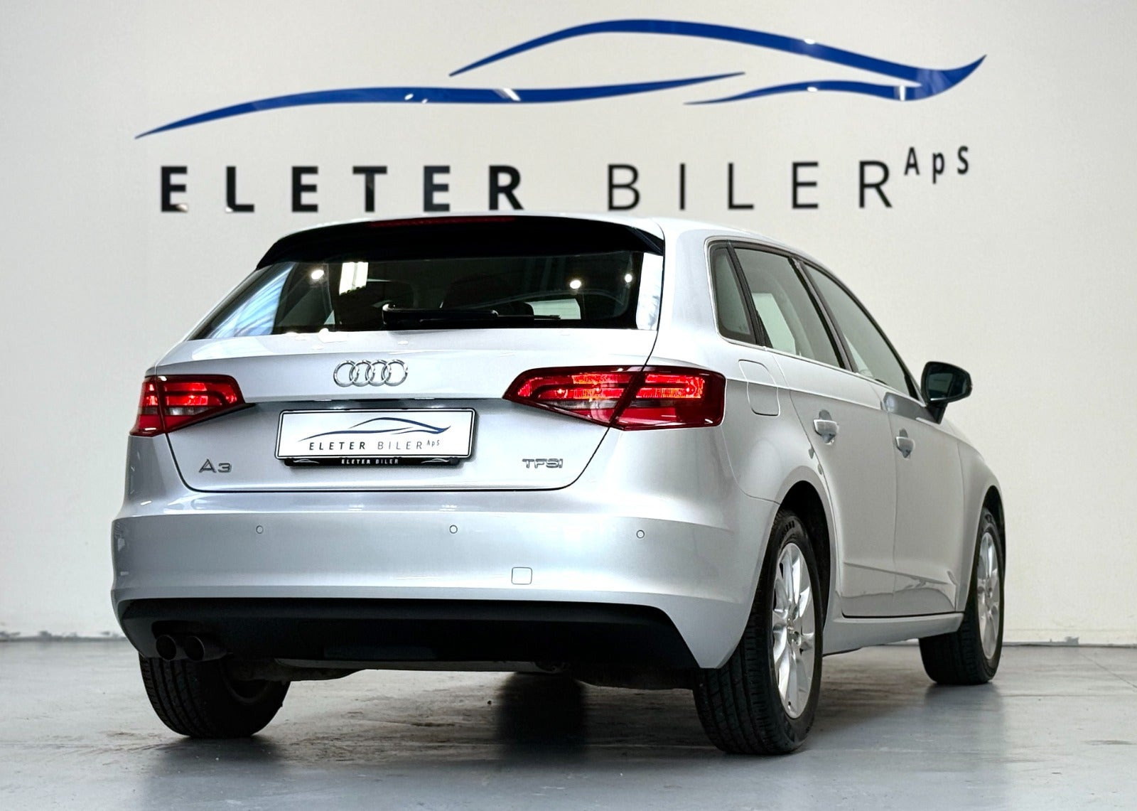 Sølv Audi A3 fra 2014