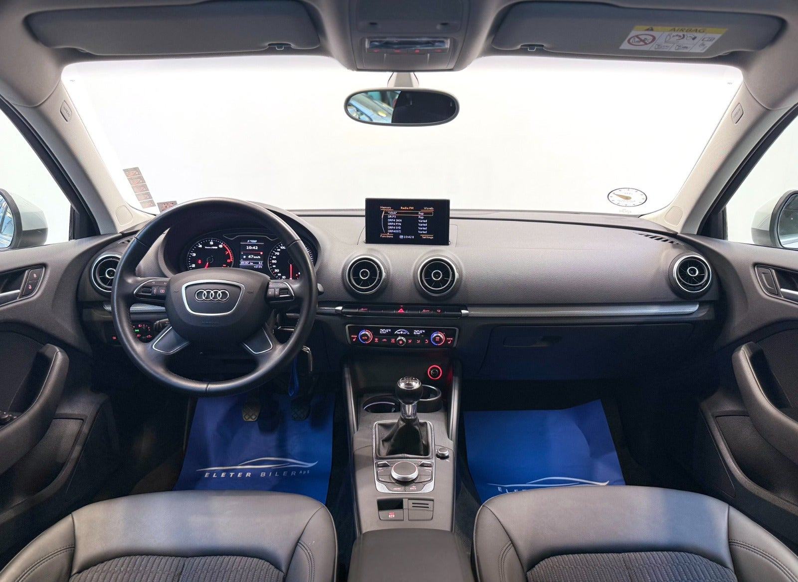 Sølv Audi A3 fra 2014