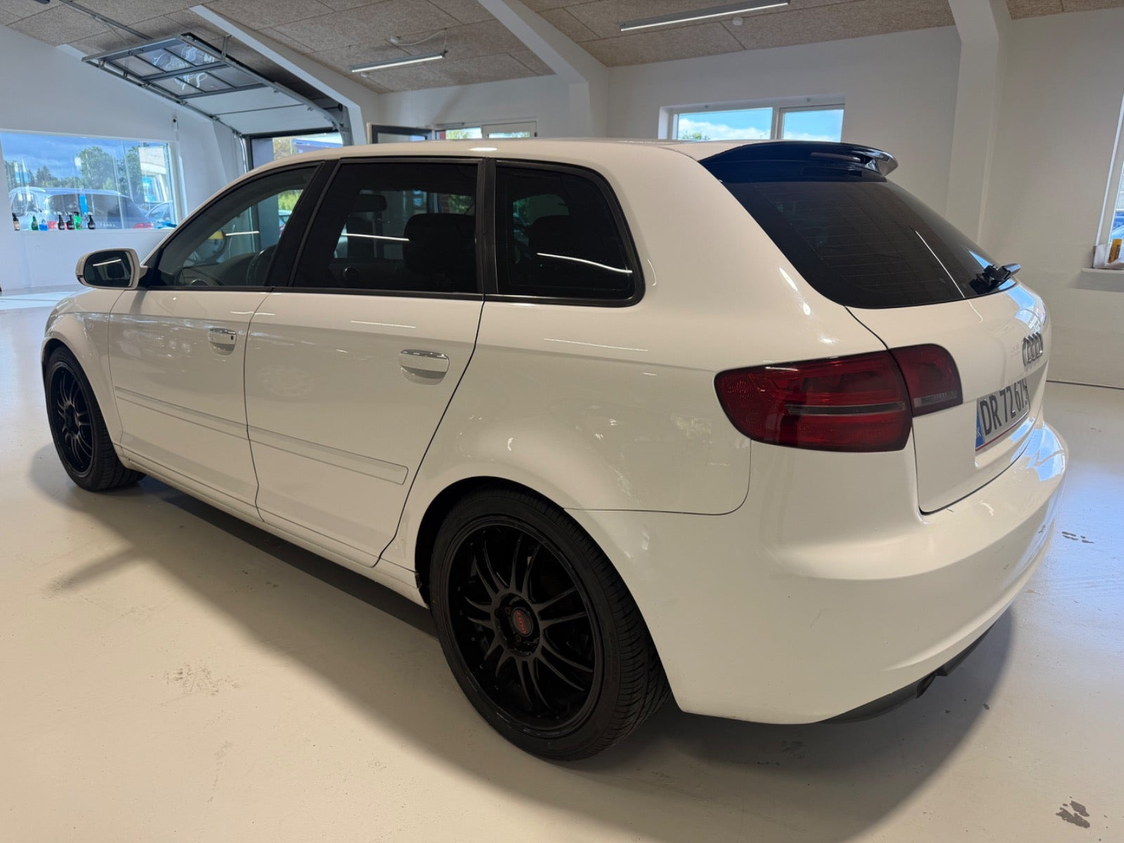 Hvid Audi A3 fra 2012