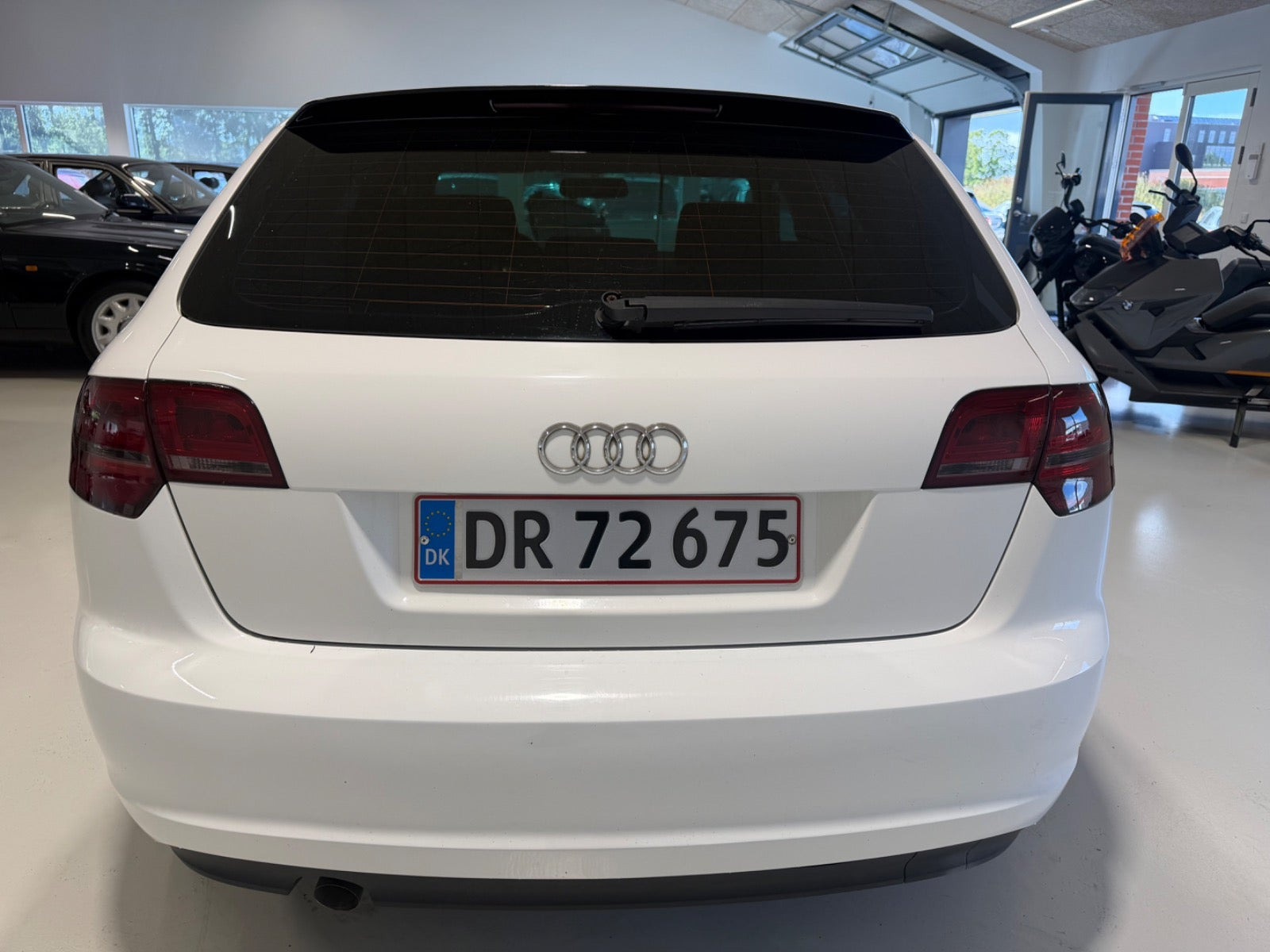 Hvid Audi A3 fra 2012