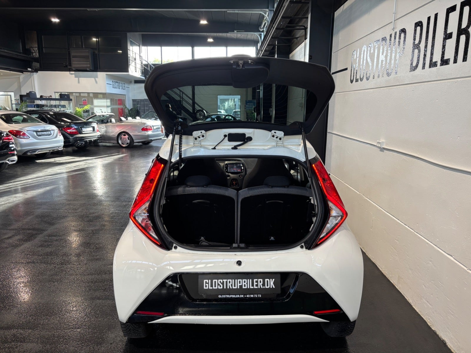 Hvid Toyota Aygo fra 2021