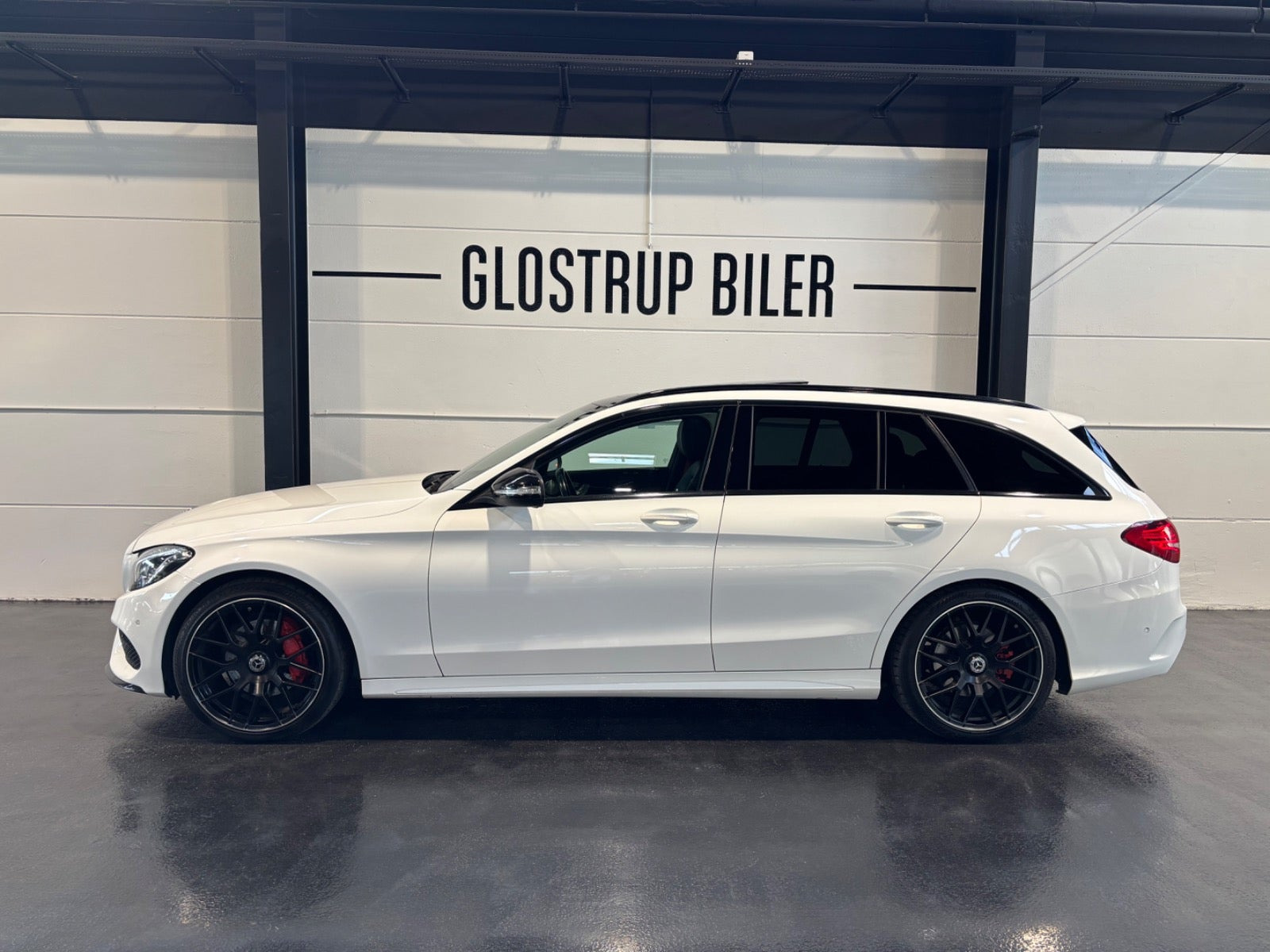 Hvid Mercedes C220 d fra 2015