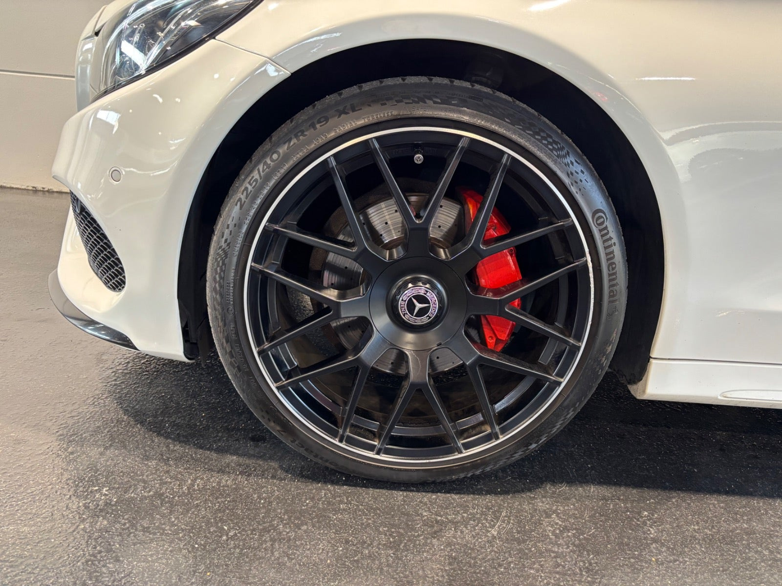 Hvid Mercedes C220 d fra 2015