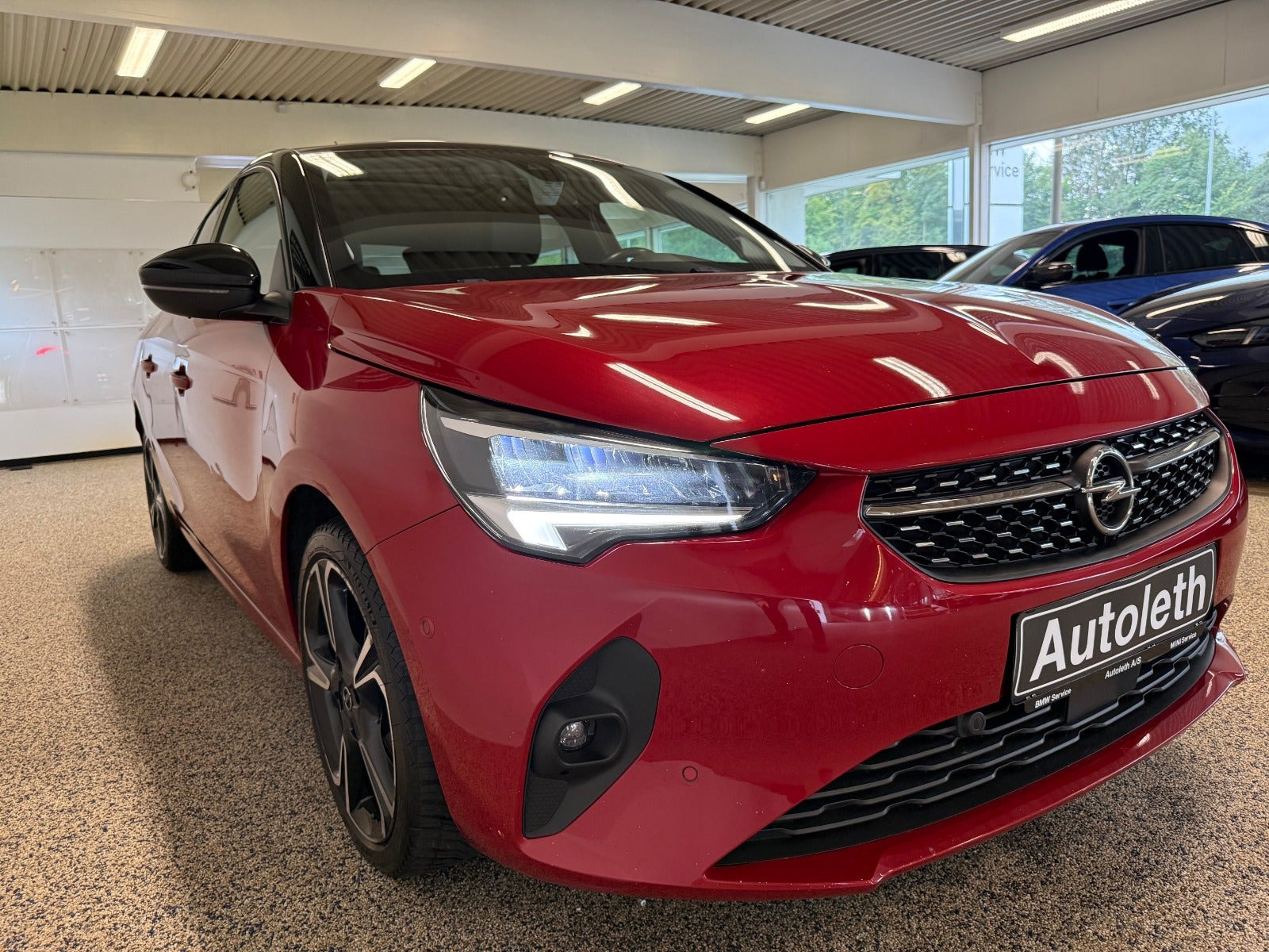 Rød Opel Corsa fra 2020