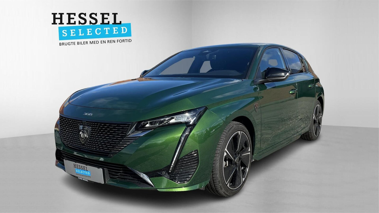 Hvid Peugeot E-308 fra 2024