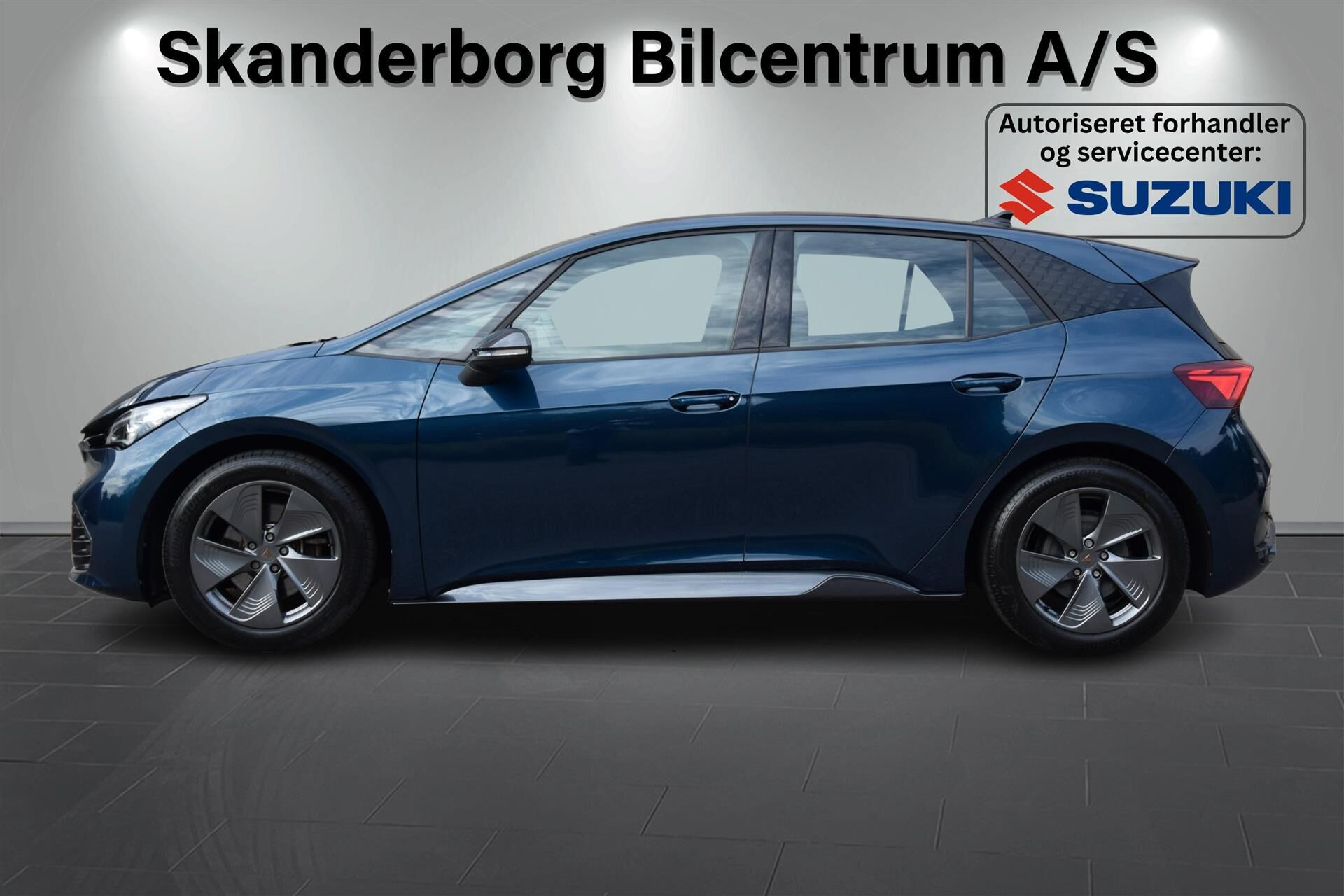 Blå Cupra Born fra 2024