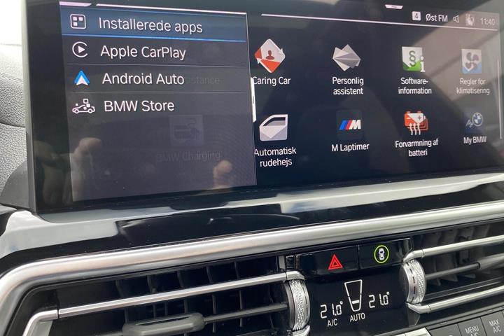 Grå BMW iX3 fra 2025