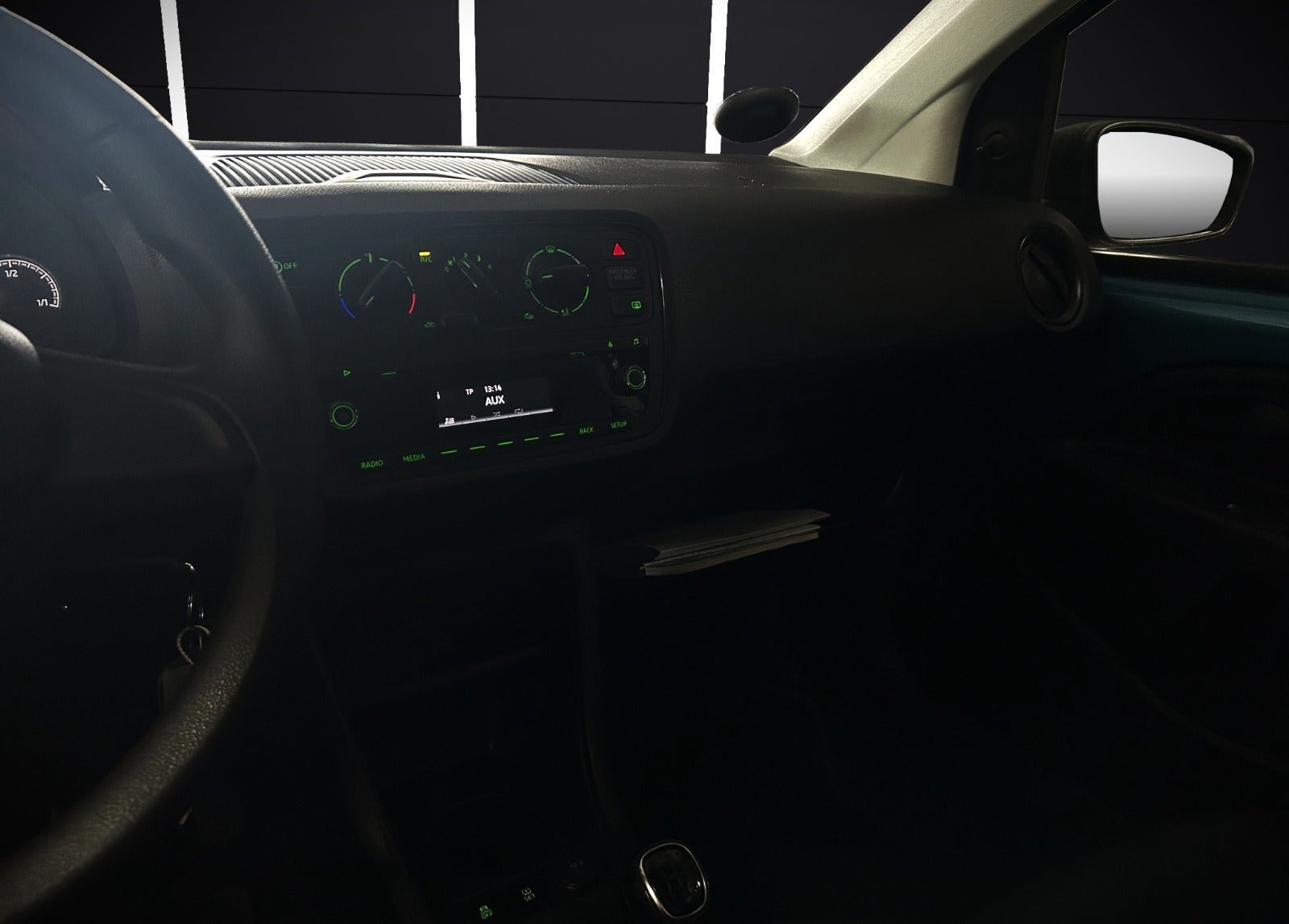 Blå Skoda Citigo fra 2018