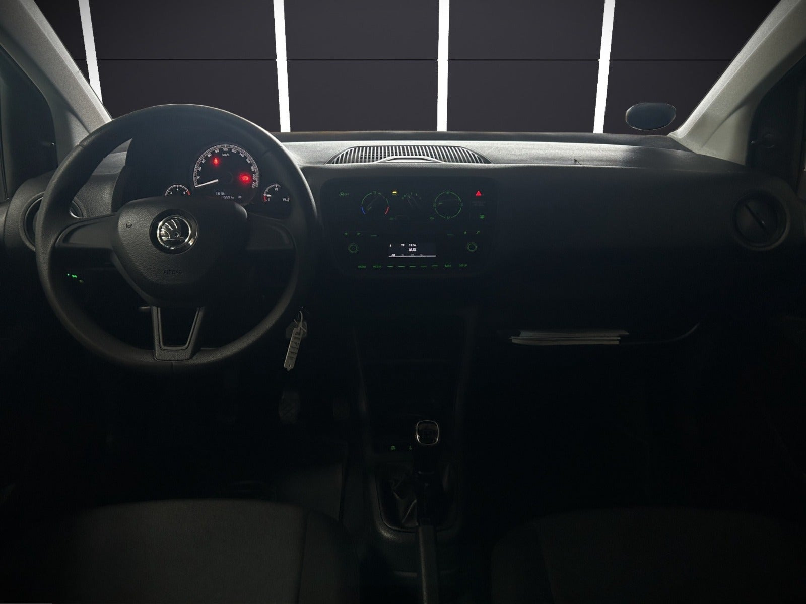Blå Skoda Citigo fra 2018