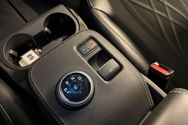 Blå Ford Mustang Mach-E fra 2021