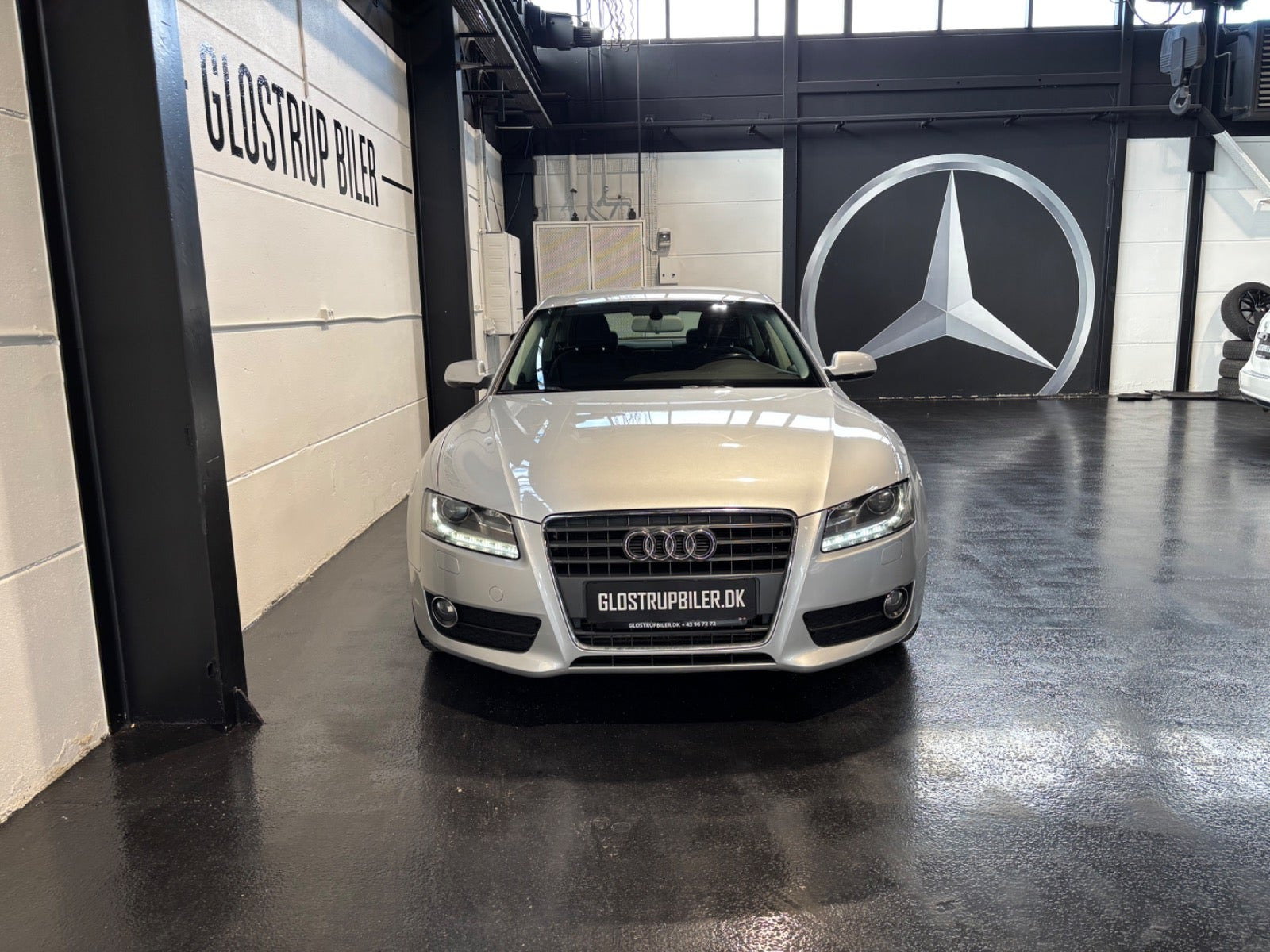 Sølv Audi A5 fra 2010