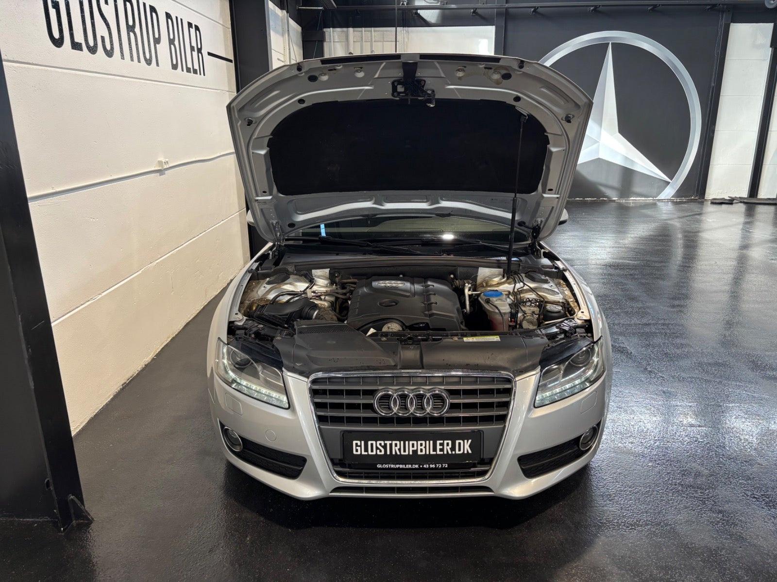 Sølv Audi A5 fra 2010