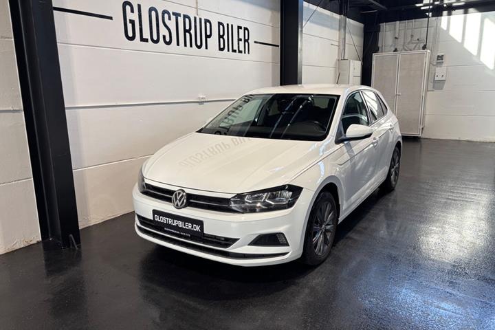 Hvid VW Polo fra 2019