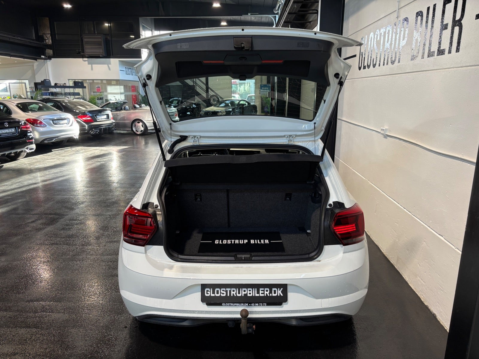 Hvid VW Polo fra 2019