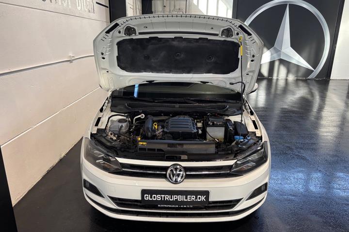 Hvid VW Polo fra 2019