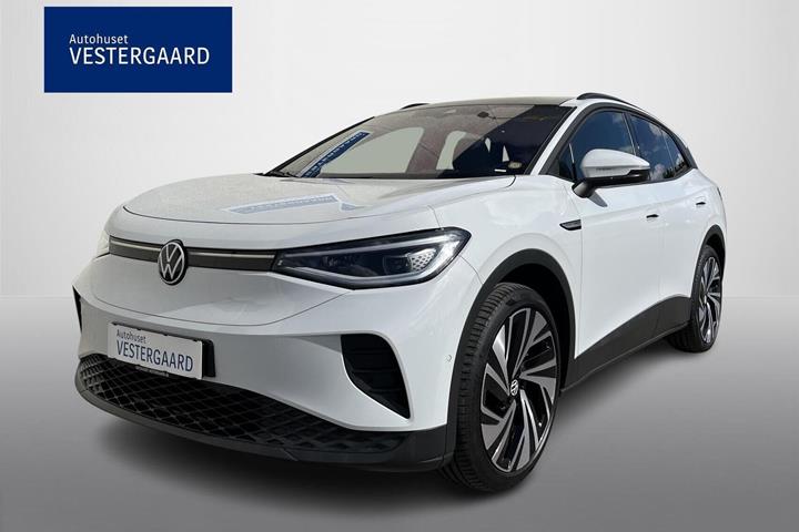 Hvid VW ID.4 fra 2022 set udefra
