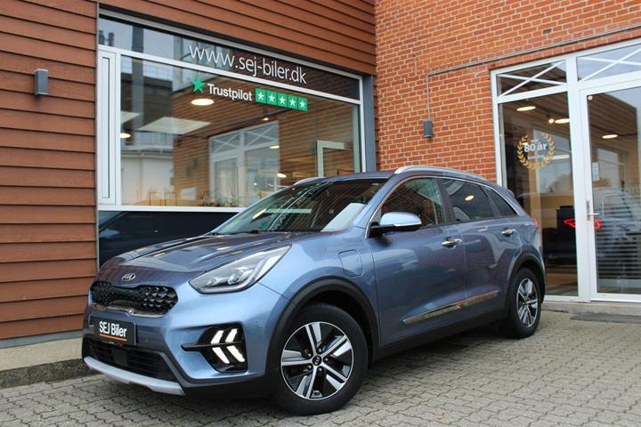 Blå Kia Niro fra 2019