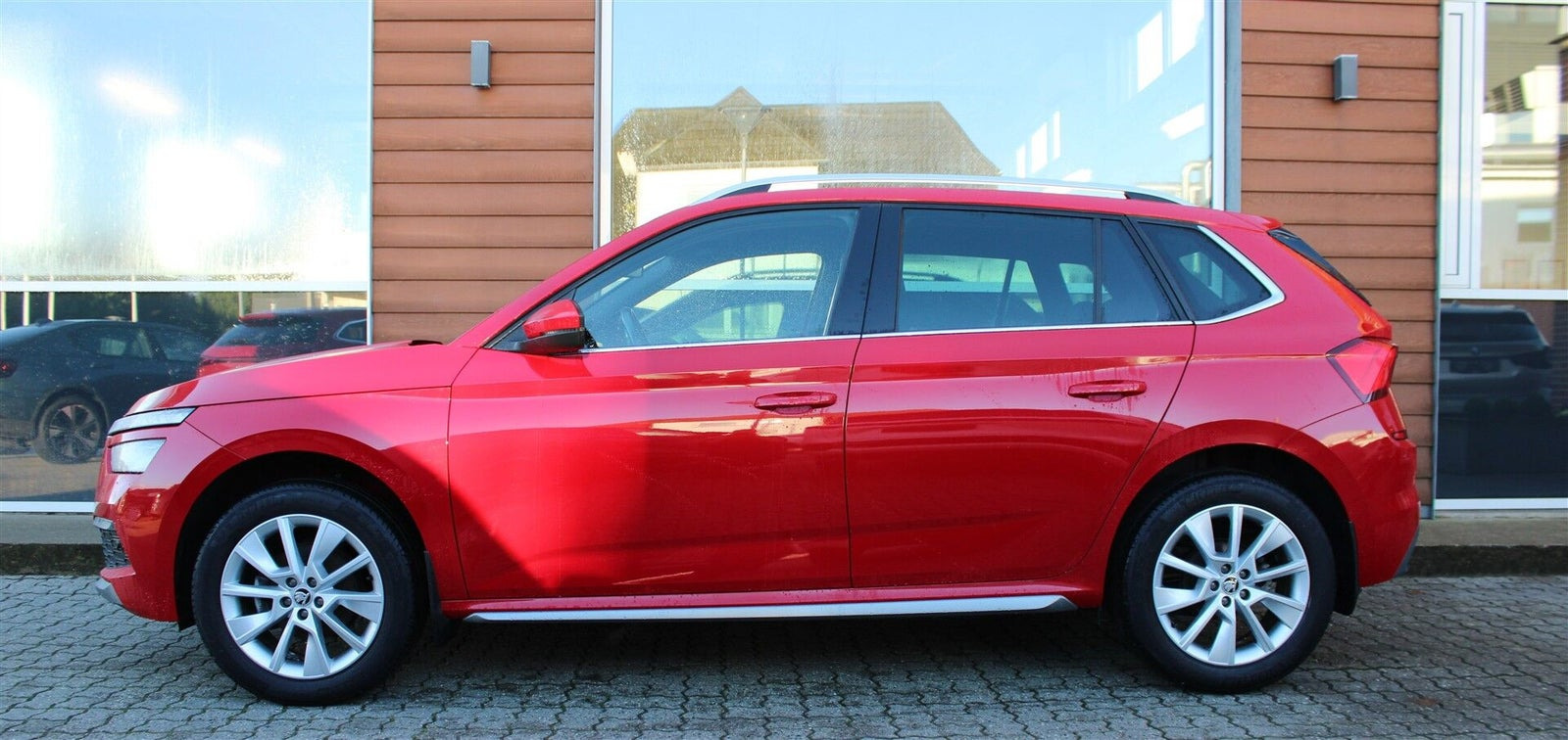 Rød Skoda Kamiq fra 2020