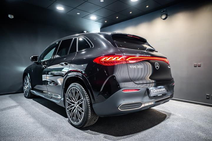 Sort Mercedes EQE350 SUV fra 2026