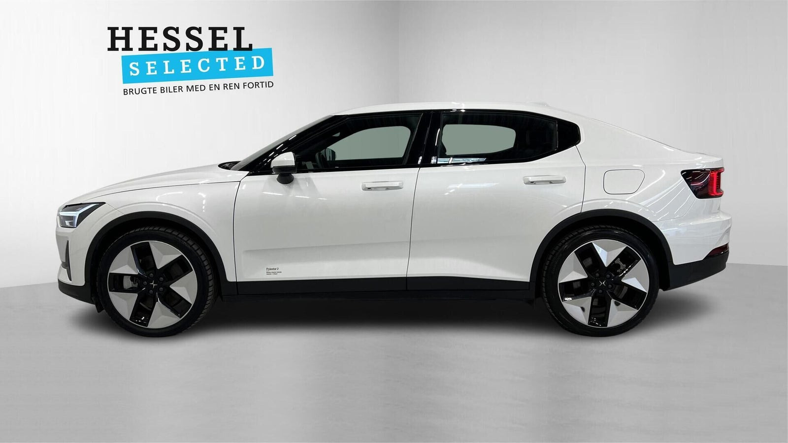 Hvid Polestar 2 fra 2023
