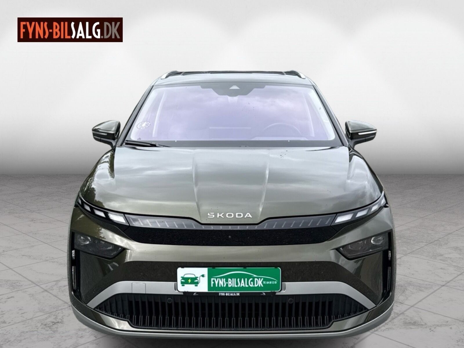 Sort Skoda Enyaq fra 2025