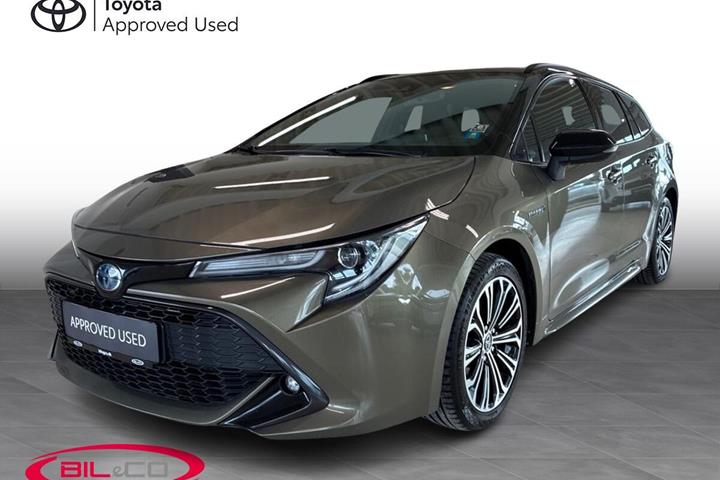 Sort Toyota Corolla fra 2019 set udefra