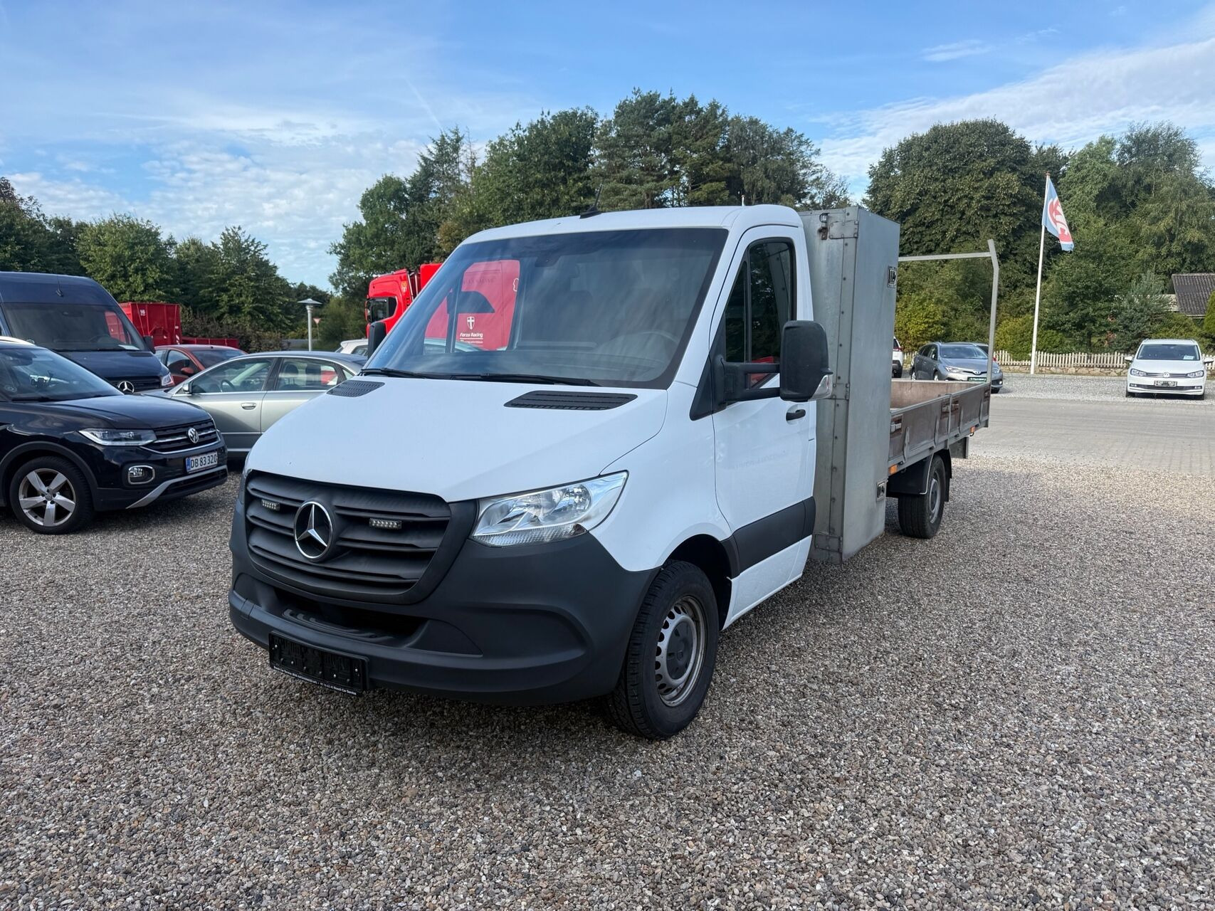 Hvid Mercedes Sprinter fra 2020