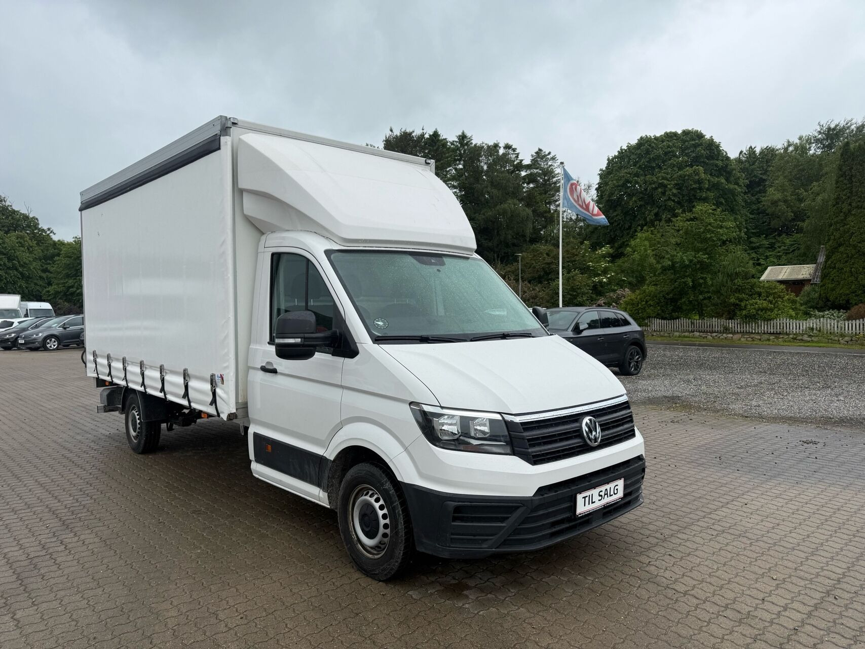 Hvid VW Crafter fra 2022