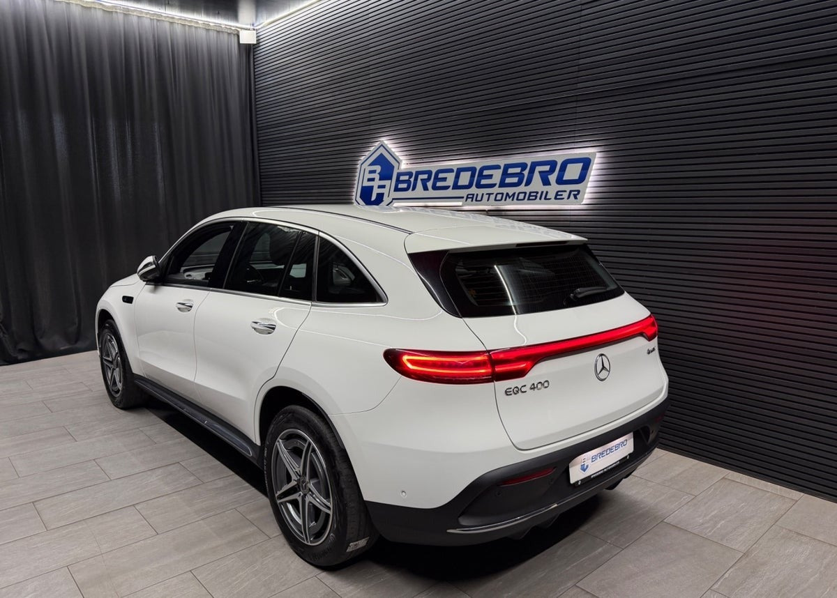 Hvid Mercedes EQC400 fra 2023