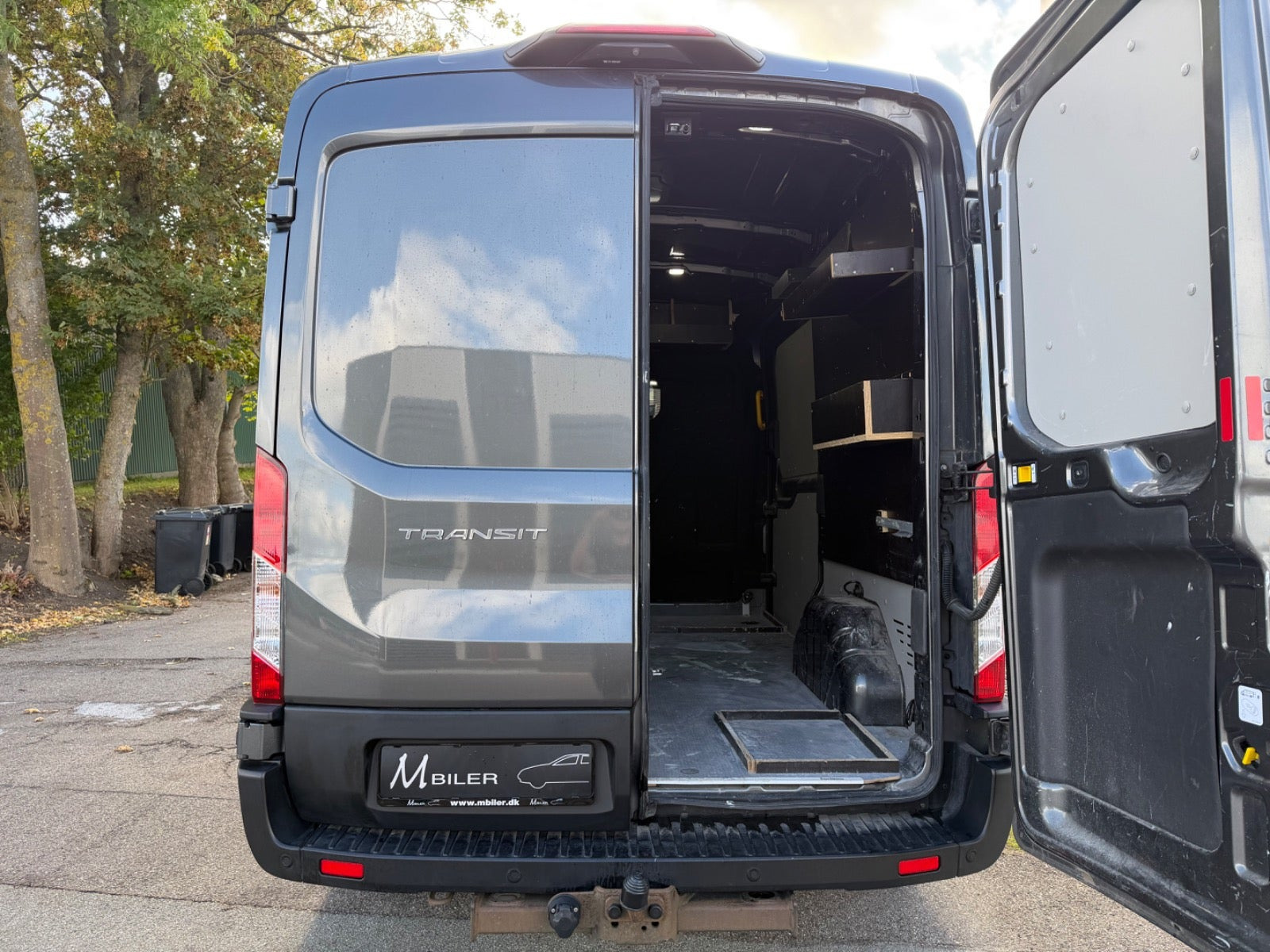 Grå Ford Transit 350 L2 Van fra 2020