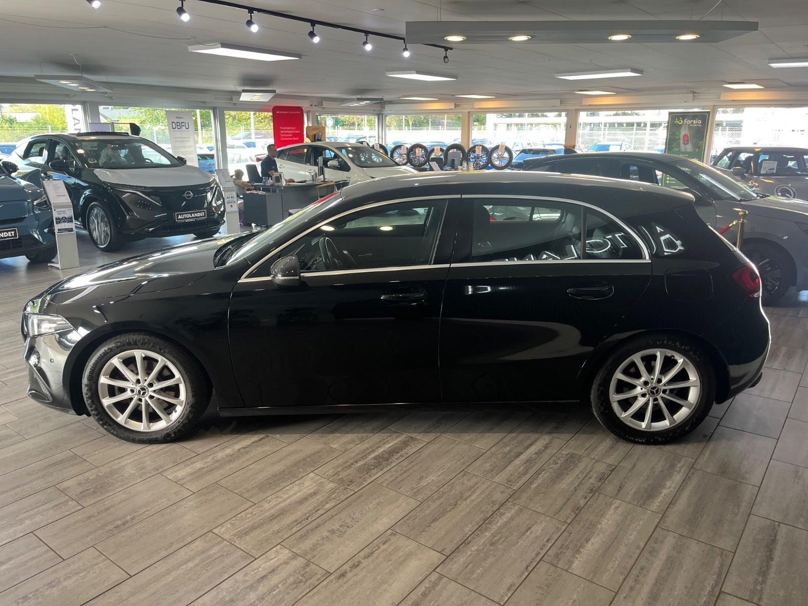 Sort Mercedes A200 fra 2018