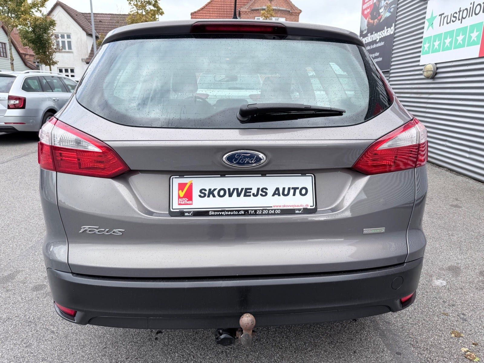 Grå Ford Focus fra 2013