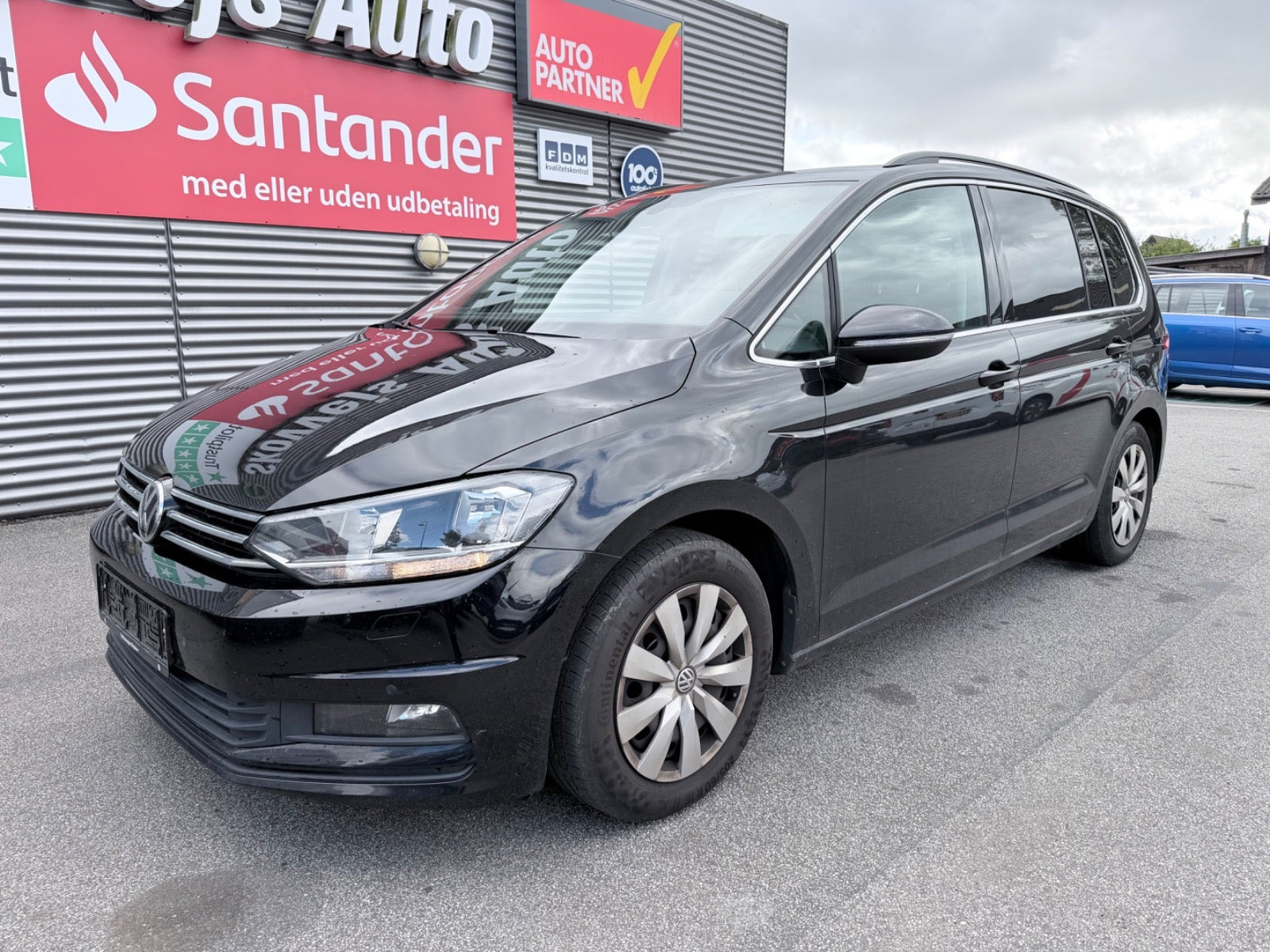 Sort VW Touran fra 2018