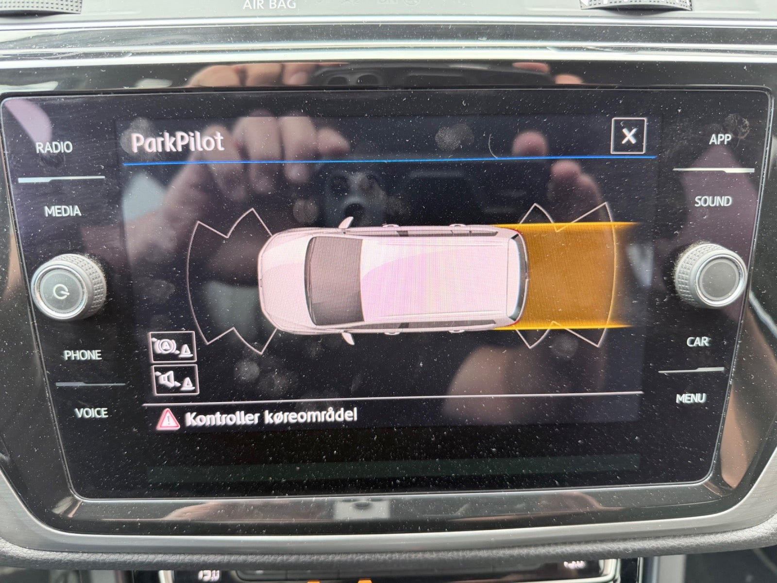Sort VW Touran fra 2018