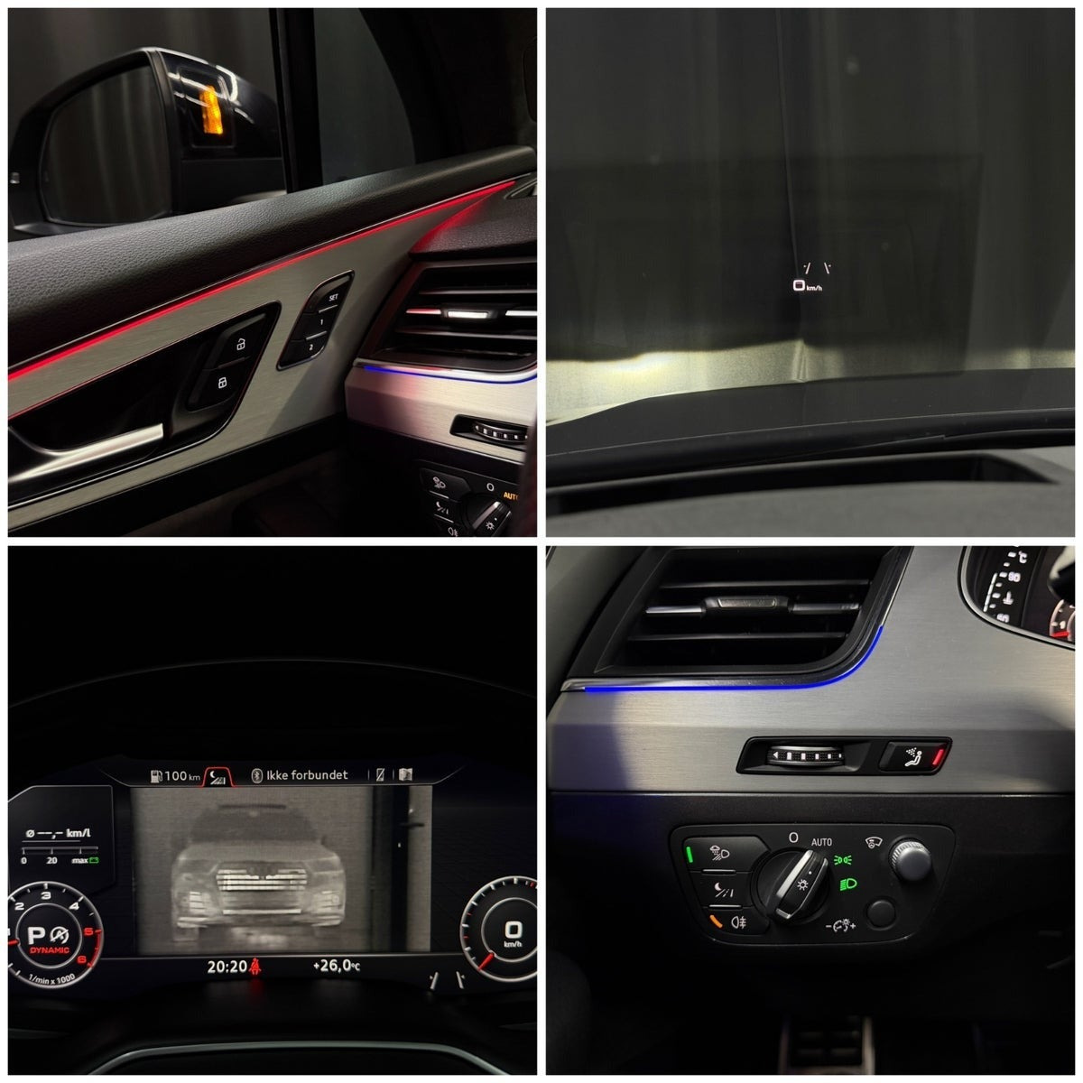 Sort Audi Q7 fra 2019