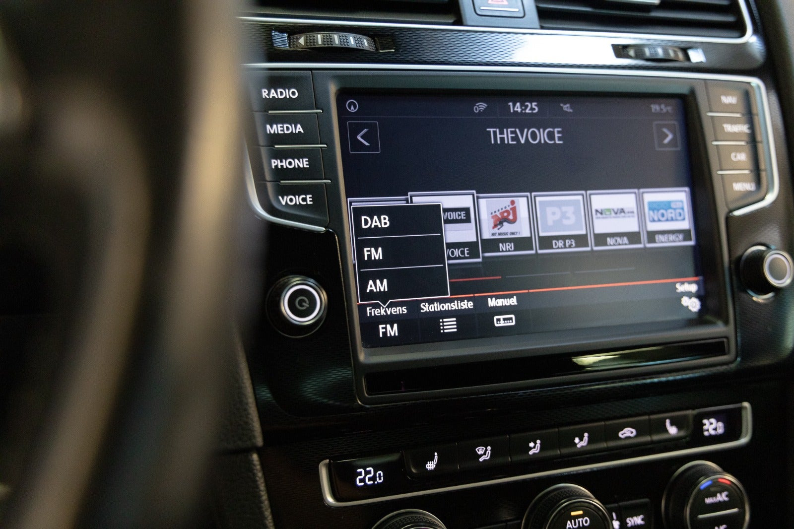 Sort VW Golf VII fra 2016