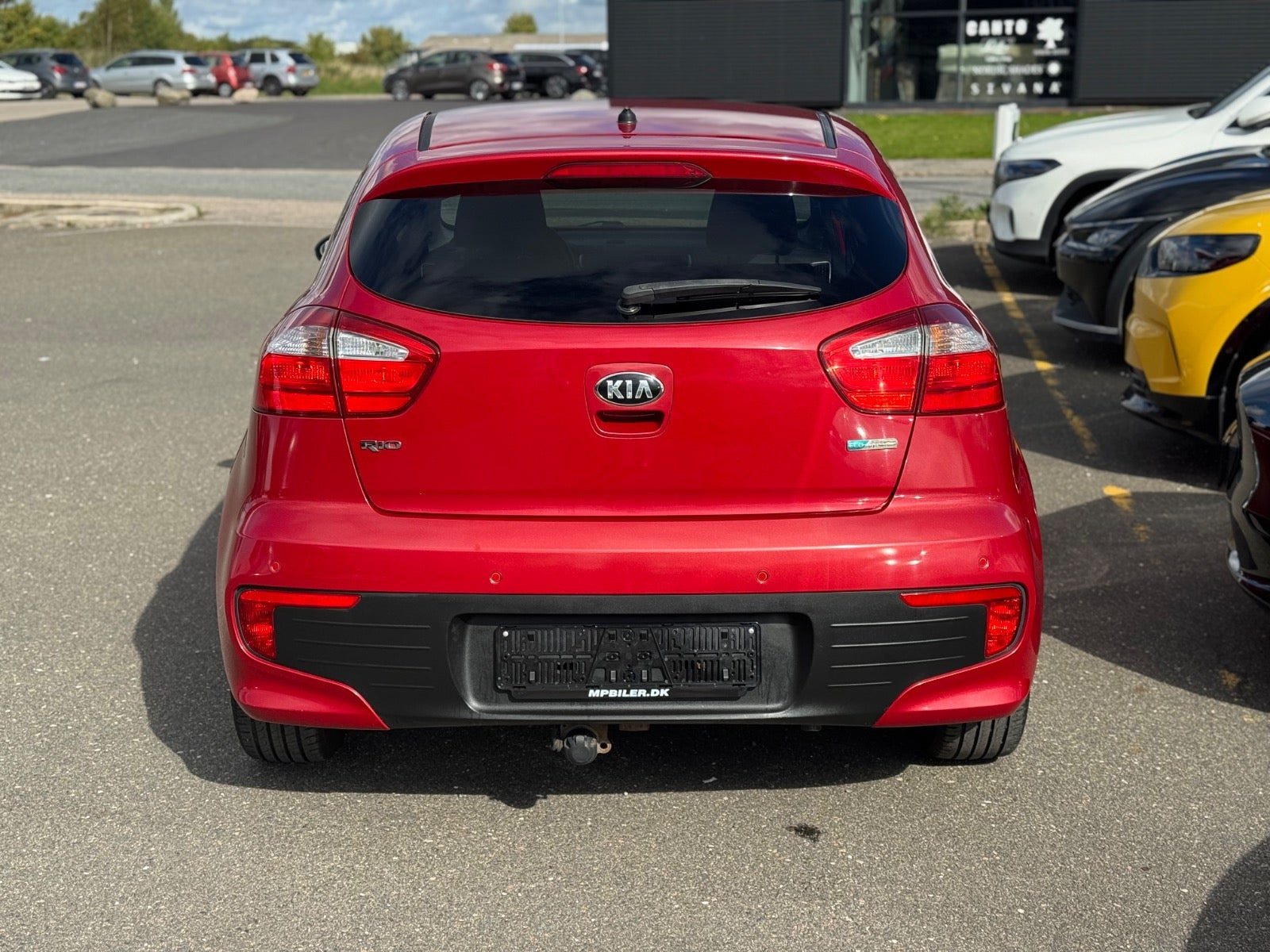 Grå Kia Rio fra 2015