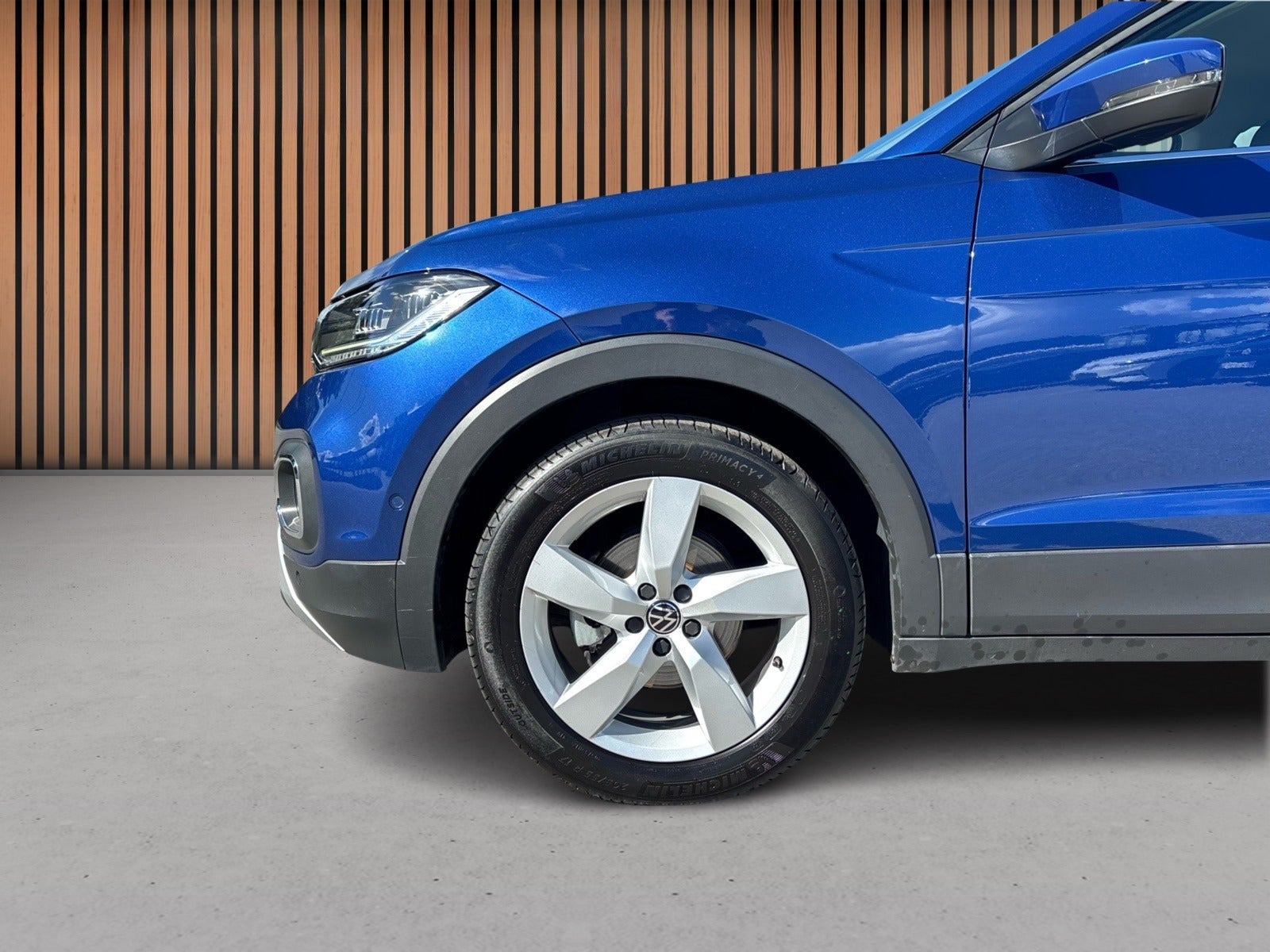 Blå VW T-Cross fra 2021