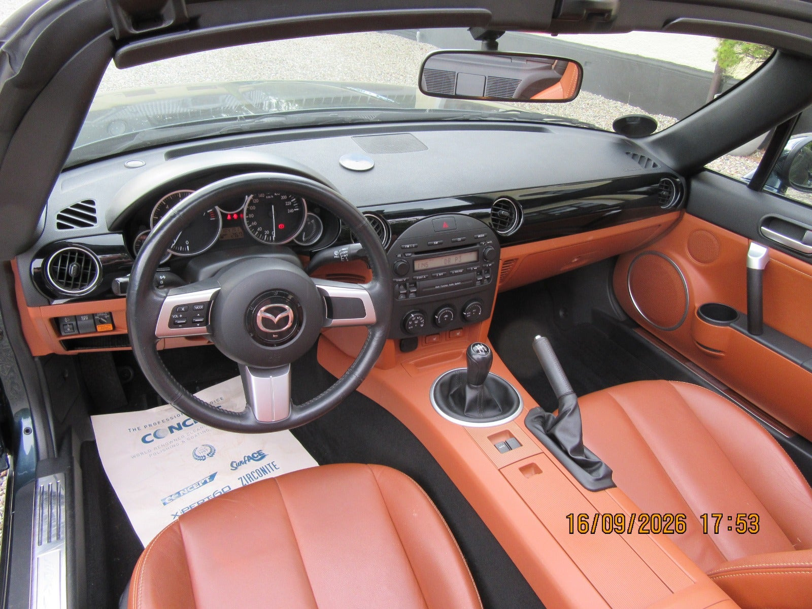 Grøn Mazda MX-5 fra 2006