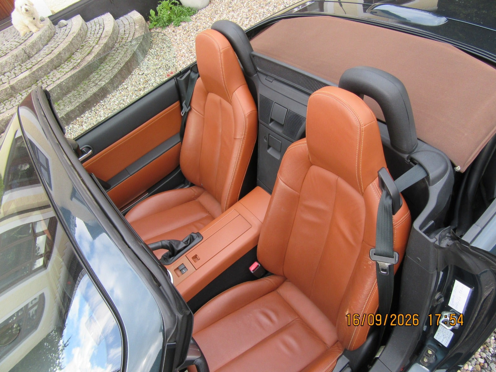 Grøn Mazda MX-5 fra 2006