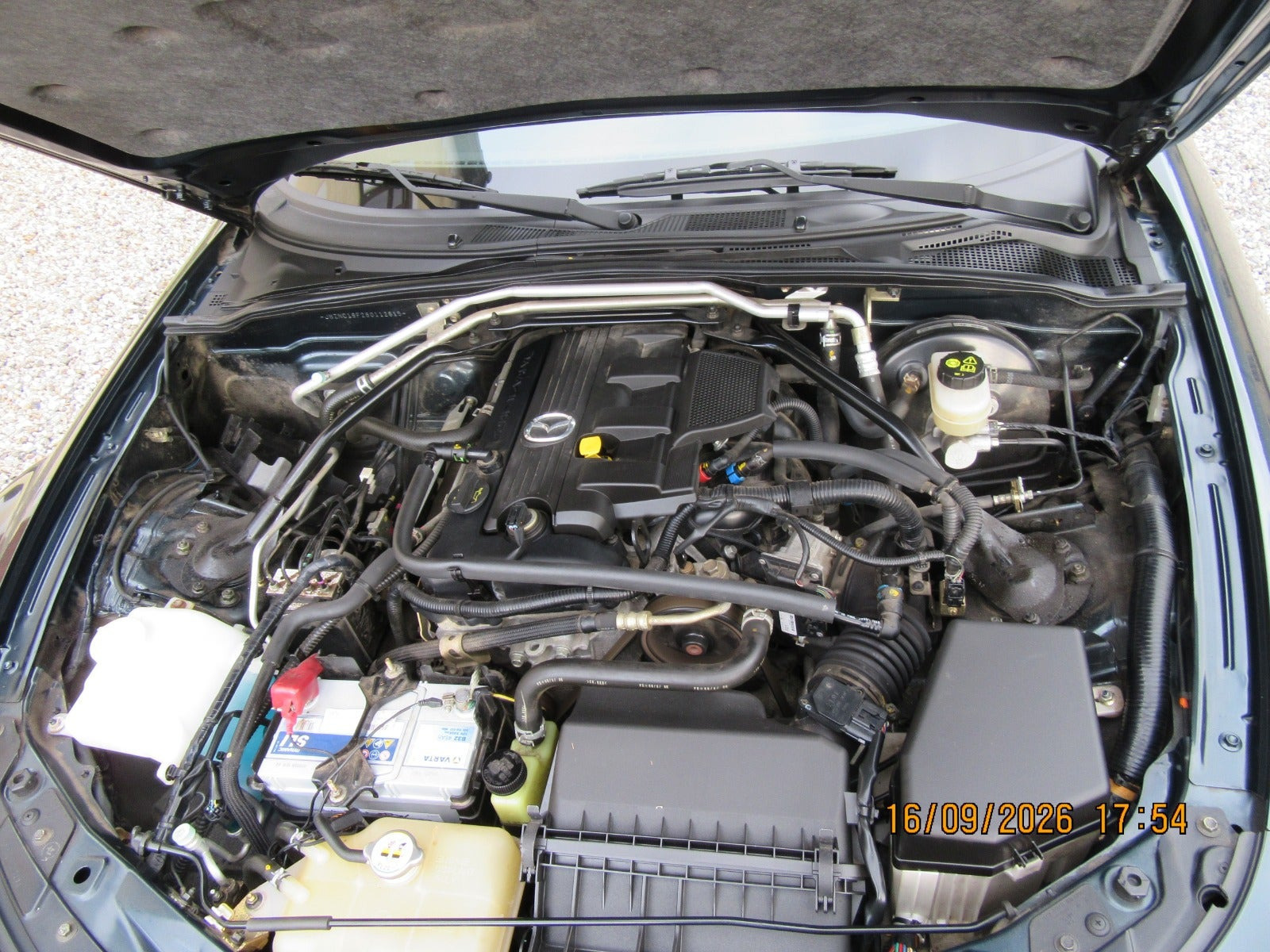 Grøn Mazda MX-5 fra 2006