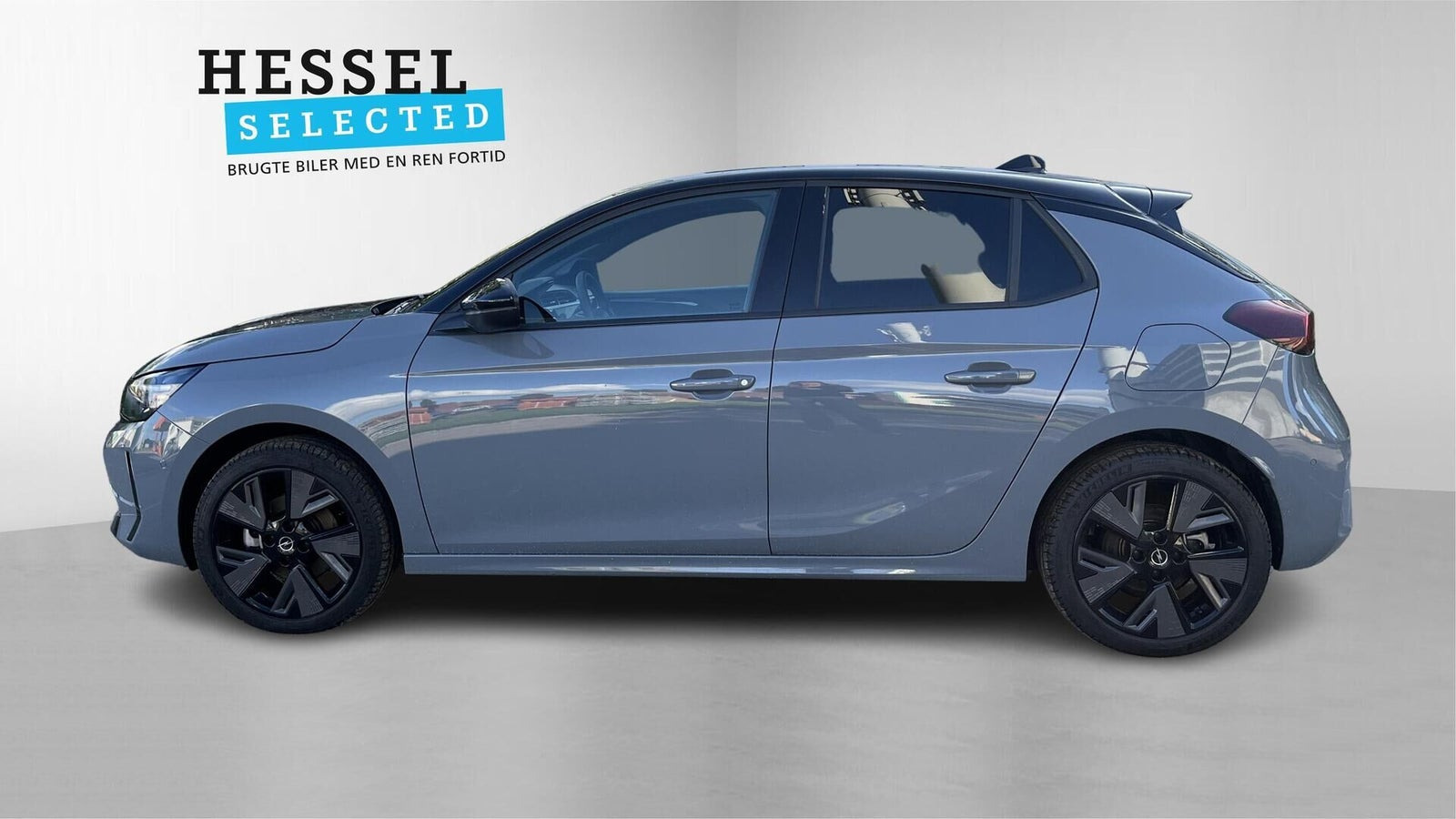 Grå Opel Corsa-e fra 2026